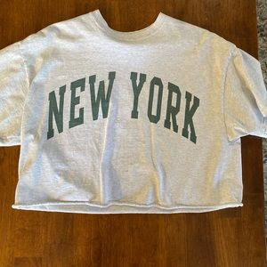 new york brandy melville cropped tee